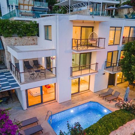 Luxus Villa Skyla Mit 5 Schlafzimmern & Meer-Blick Kaş Exterior photo