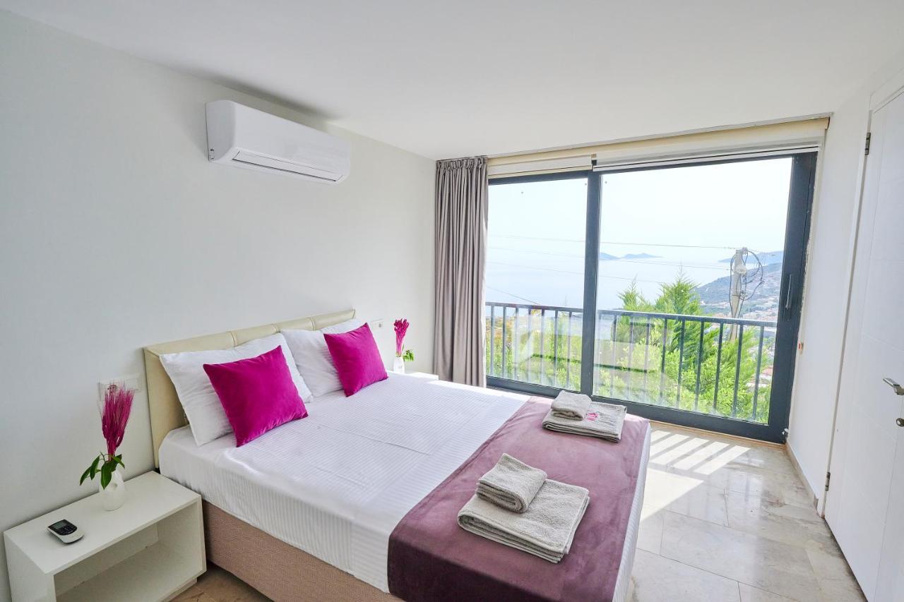 Luxus Villa Skyla Mit 5 Schlafzimmern & Meer-Blick Kaş Exterior photo